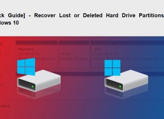 Recover Lost or Deleted Hard Drive Partitions on Windows