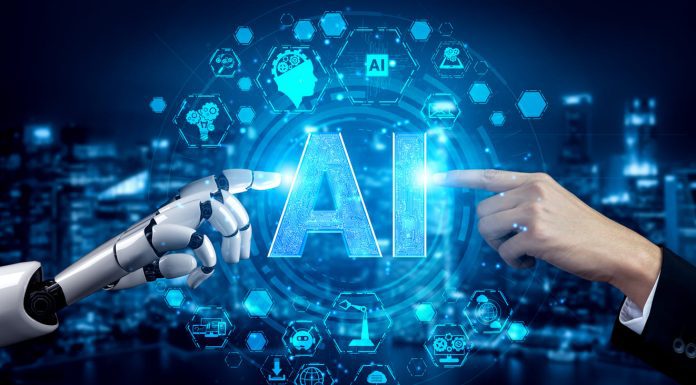 Future artificial intelligence robot and cyborg.