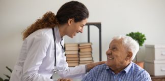 The Importance of Health Insurance for Senior Citizens: A Comprehensive Guide Thankful mature sick man holding nurse hand appreciating for help