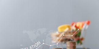 inflation and tax concept Rising graph of inflation rats African Americans' Inflation Problem E-commerce business growth Rising food costs and grocery prices