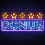 Welcome Bonuses: How They Work Bonus Neon Text Vector. Bonus neon sign, design template, modern trend design, night neon signboard, night bright advertising, light banner, light art. Vector illustration