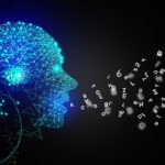 Unleashing Creativity in Storytelling: Using AI Image Generators to Bring Your Narratives to Life AI speaks letters, text-to-speech or TTS, text-to-voice, speech synthesis applications, generative Artificial Intelligence, futuristic technology in language and communication.