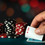 Poker Etiquette Rules Worth Knowing The player takes out an ace of diamonds from a deck of cards in a game of poker. Winning depends on luck