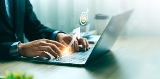 How to Choose One Broker in the UK? business goals & trends. analytical businessperson planning business growth, strategy digital marketing, profit income, economy, stock market trends and business, technical analysis strategy