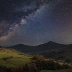 Twilight Allure: Exploring the Fields at Nightfall – Zara Dupe Experience Beautiful Autumn Fall landscape view of mountains in beautiful golden sunlight against dramatic sky