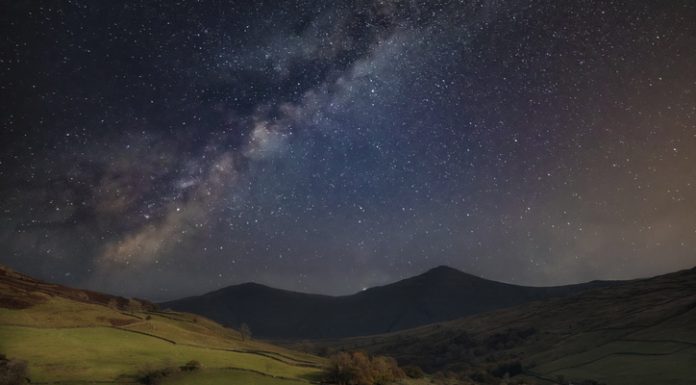 Twilight Allure: Exploring the Fields at Nightfall – Zara Dupe Experience Beautiful Autumn Fall landscape view of mountains in beautiful golden sunlight against dramatic sky