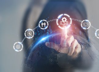 Business ecosystems and partnerships concept. Business collaboration strategies. The value of network and solution of creating new opportunities. Task relations, collaboration, team building.