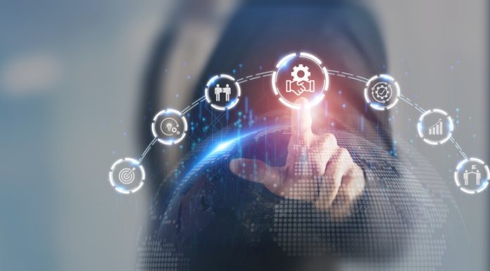 How To Better Match Your Innovation Strategy to Your Innovation Ecosystem Business ecosystems and partnerships concept. Business collaboration strategies. The value of network and solution of creating new opportunities. Task relations, collaboration, team building.