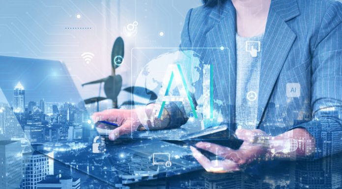 Mark Bower-Easton, Head of Distribution at Oxford Capital, Comments on How Artificial Intelligence Can Benefit The Growth of Small Businesses in 2024 Business woman working with laptop and AI