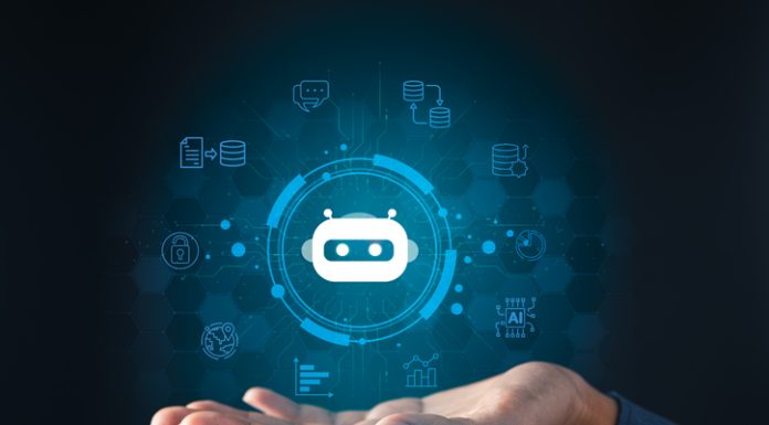 Practical Applications of AI Courses in 2024: Success Stories and Career Impact AI robotic Artificial Intelligence, businessman using AI chatbot for conversation with human. Futuristic technology and digital communication concept.