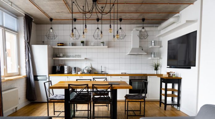 Aesthetic and minimalist kitchen