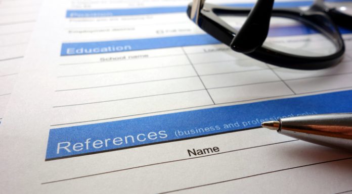 Employee references heading