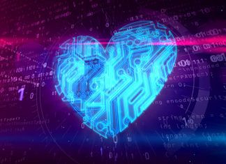 Digital Heart Symbol