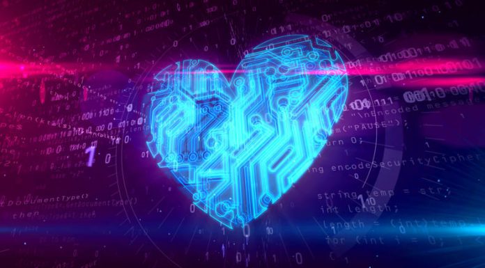 Digital Heart Symbol