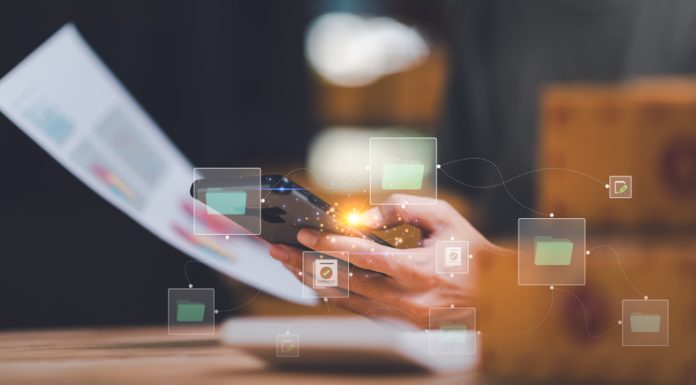 Transparent Terms: Demystifying the Fine Print of $100 Loan Apps entrepreneur working with document folders ,Management of important document storage of organization ,ERP document system ,quality assessment management With a checklist ,online document database