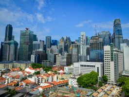 cityscape in singapore