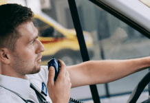 The Future of Emergency Response Systems: Tech Innovations in Saving Lives man driving an ambulance