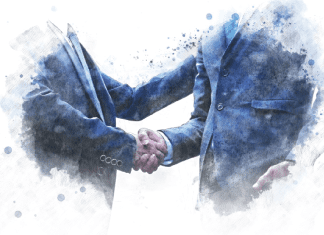 shake hands