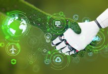 Technology and Nature handshake