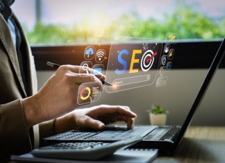 business people use SEO tools, Unlocking online potential. Boost visibility, attract organic traffic, and dominate search engine rankings with strategic optimization techniques. digital marketing