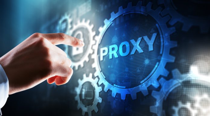 Demystifying Proxies: Your Roadmap to Choosing the Best Static Residential Proxy Service in the USA Proxy server. Internet Cyber security network concept on virtual screen