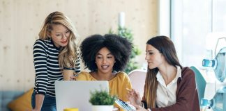 multiethnic business women