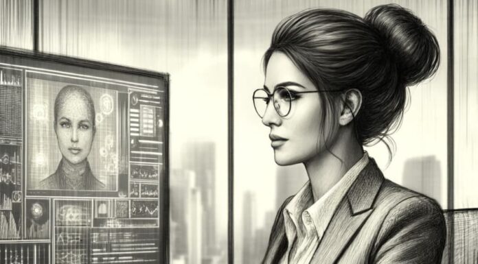 Woman using a computer (1)