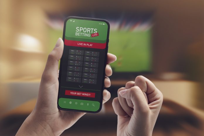Live in-play betting app betting