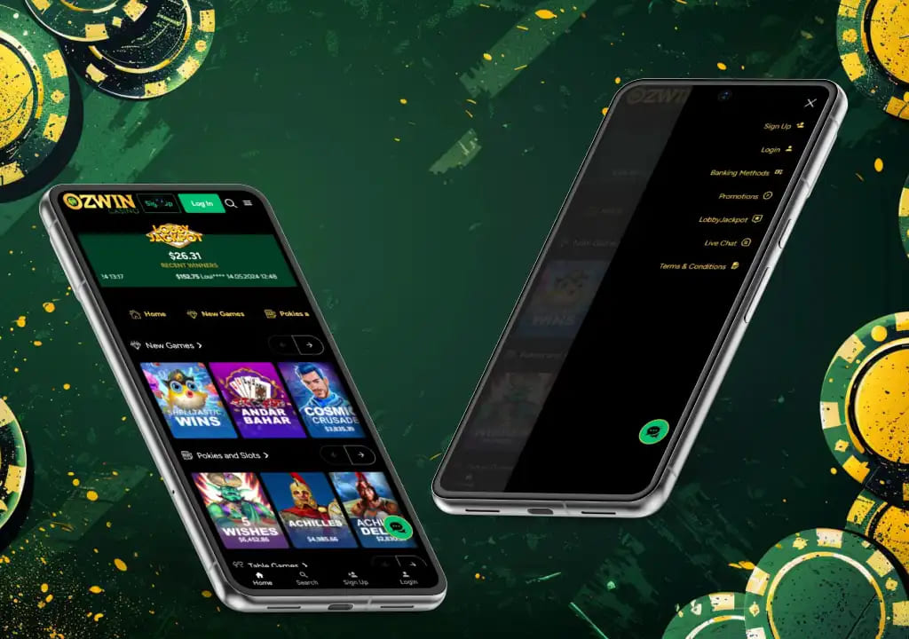 OzWin Casino Design and Interface OzWin Casino Design and Interface
