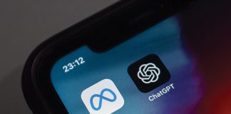 Meta and ChatGPT on phonescreen