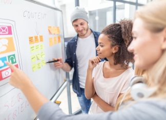 Dynamic Image Templates + Omnichannel Ecomm: A Marketing Duo Worth Drooling Over Designers drawing website ux app development. User experience concept.