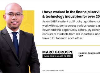 International Exposure to the Best Practices with Sp Jain’s EMBA – Marc Gorospe’s Experience Marc Gorospe’s Experience