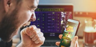 Winning jackpot in online casino