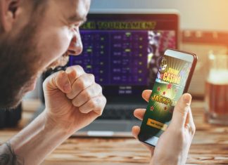 Winning jackpot in online casino