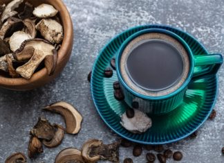 Mushroom coffee