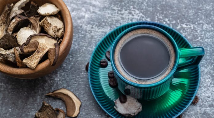 Mushroom coffee