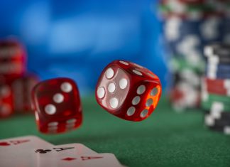 Red dice rolls