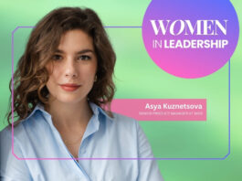Aysa Kuznetsova for women in leadership