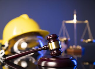 Helmet and gavel