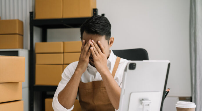 Small online business owner, Stress.