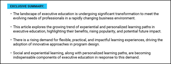 Innovative Learning Paths Revolutionizing Executive Education: Insights ...