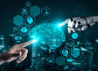 Future artificial intelligence robot and cyborg