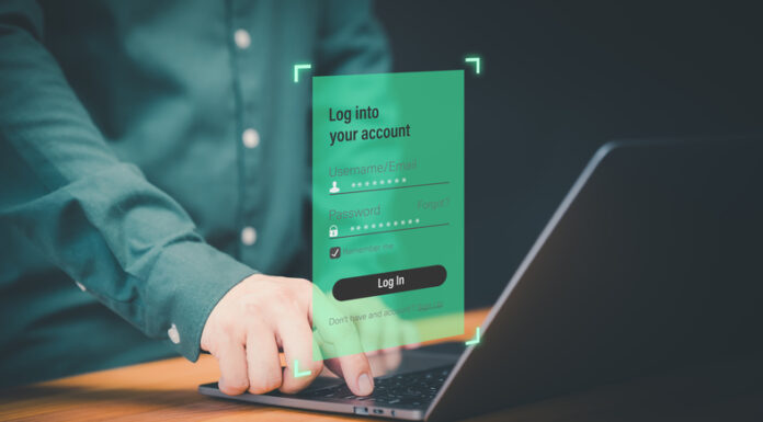 User type username and password for the computer laptop.