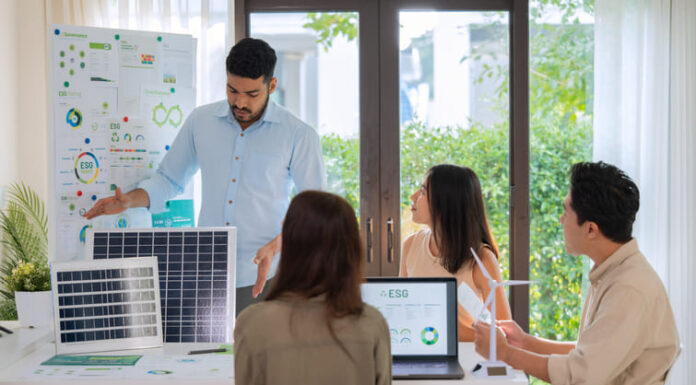 Solar Marketing Mastery: Boost Your Brand and Increase Sales New Design of solar cell panel renewable energy innovation at office