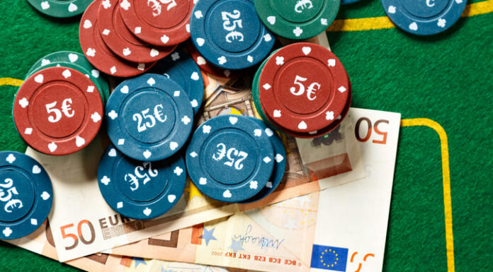 Is The European Gambling Market Still On Track For Further Growth Poker chips and bills at a poker table