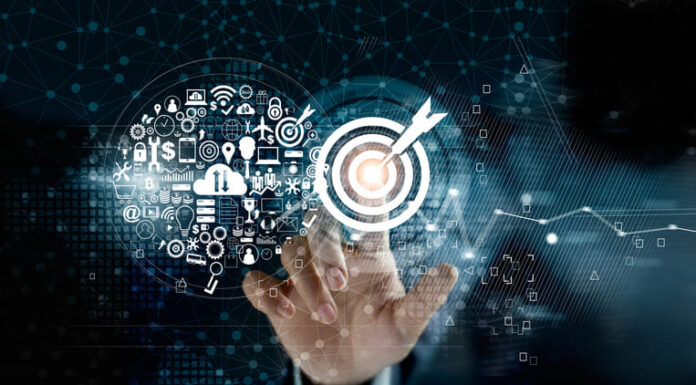 How Digital Marketing Can Transform Your Business Strategy Search by image or video Businessman touching target with icon digital marketing