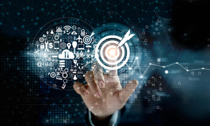 iStock-941232674 (1) Search by image or video Businessman touching target with icon digital marketing