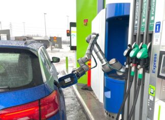 Autofuel’s proprietary robotic refueling system in operation