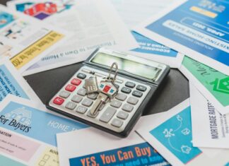 Gray and Black Desk Calculator