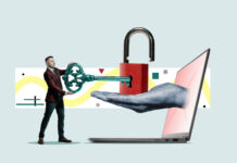 Artful Deception: Exploring the Interplay of Art, Fraud, and Emotions Metaphor for hacking personal data on a computer and on a network. Art collage.